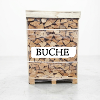 Bois de chauffage de hêtre sur palette – 25 cm – séché au four – 1 mètre cube