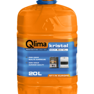 Combustible Qlima Kristal 1x20 L – Isoparaffine de haute qualité – Inodore – Point d'inflammabilité supérieur à 70°C – Qualité A+++