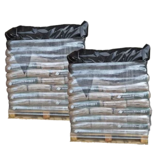 Granulés de bois Premium ECO BOIS ENERGIE - 2 palettes - 132 sacs 1980kg
