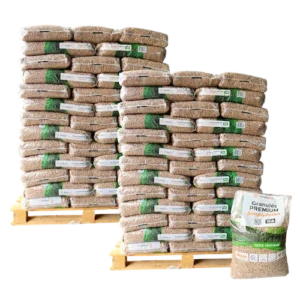 Pellet di legno SimplyPELLET Premium - 2 pallet - 130 sacchi 1950 kg