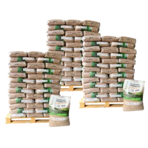 Pellet di legno SimplyPELLET Premium - 3 pallet - 195 sacchi 2925 kg