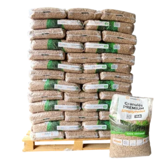 Granulés de bois Premium SimplyPELLET - 65 sacs 975kg