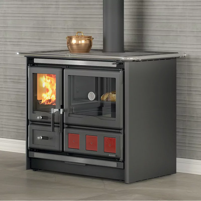 Cucina a legna Rosa XXL.16 Steel - 10 kW – foto 3