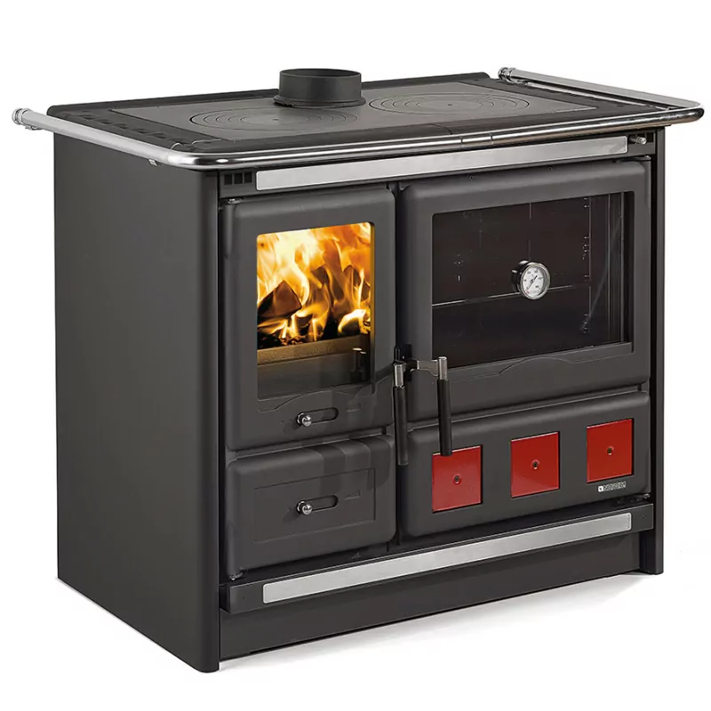 Cucina a legna Rosa XXL.16 Steel - 10 kW – foto 4