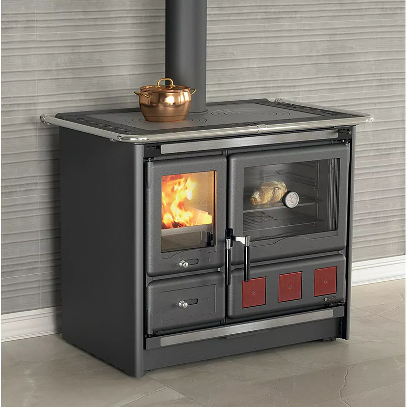 Cucina a legna Rosa XXL.16 Steel - 10 kW