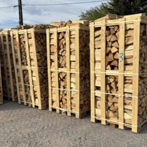 Legna da ardere di faggio essiccata in forno su pallet, ciocchi da 25 cm – 2 m³ – foto 3
