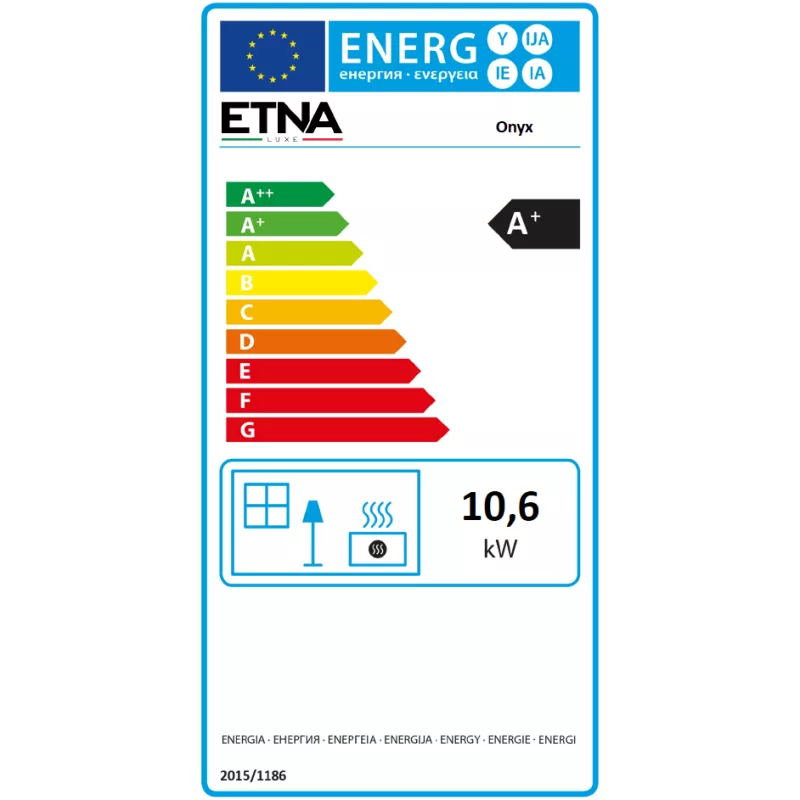 Stufa a legna Onyx Pop - 10 kW – foto 3